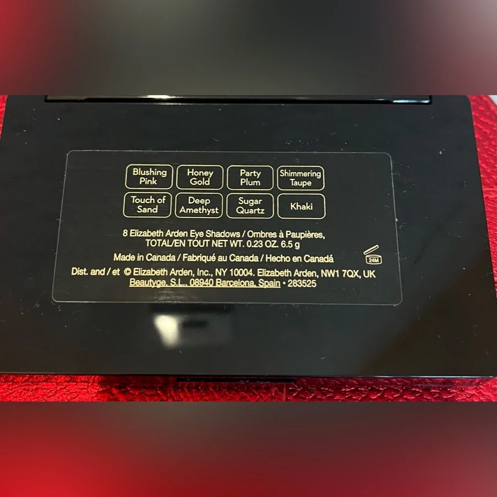 Elizabeth Arden Holiday Gift Set Case & Night & Day (2) Eyeshadow Pallets NEW